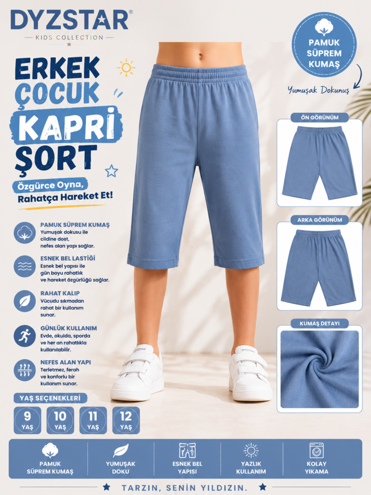 Erkek Kapri Bebe Mavisi