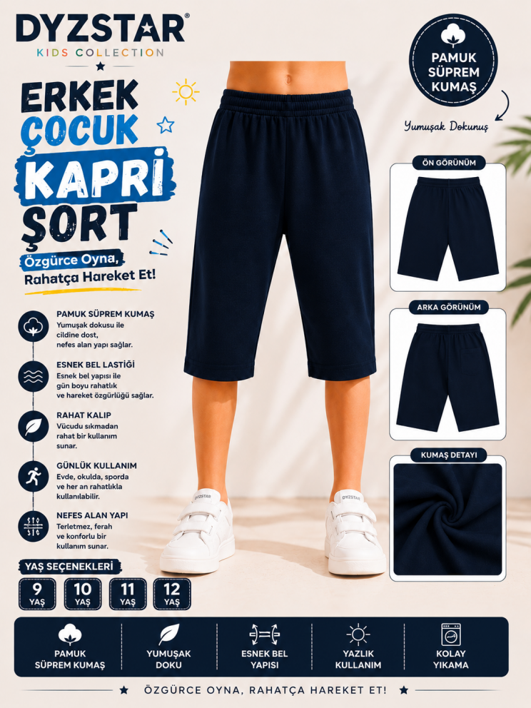 Erkek Kapri Koyu Lacivert